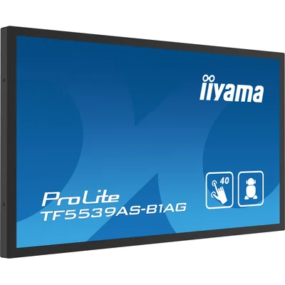 Monitor interactivo de presentación iiyama TF5539AS-B1AG de 55" IPS LED 4K /HDMI, DP, Android/iiSignage², eShare, IP65, 24/7