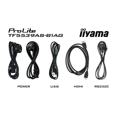 Monitor interactivo de presentación iiyama TF5539AS-B1AG de 55" IPS LED 4K /HDMI, DP, Android/iiSignage², eShare, IP65, 24/7