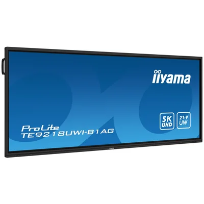 Monitor interattivo ultra-wide iiyama ProLite TE9218UWI-B1AG 92" 5K VA LED UHD 21:9 /USB-C HDMI DP WiFi/
