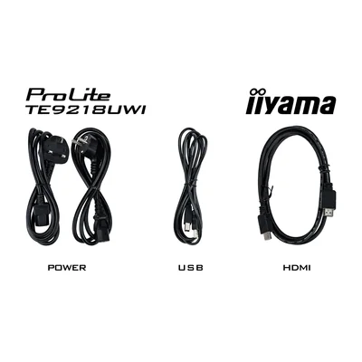 Monitor interattivo ultra-wide iiyama ProLite TE9218UWI-B1AG 92" 5K VA LED UHD 21:9 /USB-C HDMI DP WiFi/