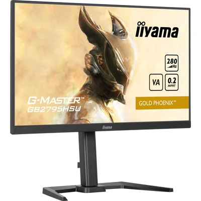 Monitor para juegos iiyama G-MASTER GB2795HSU-B1 Gold Phoenix de 27" VA LED, 0,2 ms, 280 Hz, HDMI, DP, HDR, Free Sync Premium