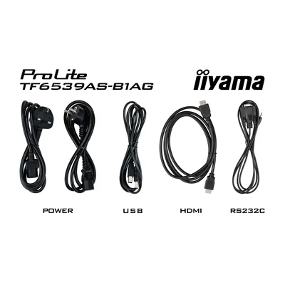 Monitor per presentazioni interattive iiyama TF6539AS-B1AG 65" IPS LED 4K /HDMI, DP, Android/ iiSignage², eShare, IP65, 24/7