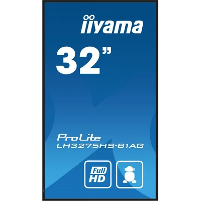 Monitor professionale per segnaletica digitale iiyama LH3275HS-B1AG 32" Full HD 500cd 24/7 Android FailOver