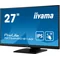 Monitor táctil iiyama ProLite T2754MSC-B1AG de 27" IPS, FullHD, antirreflejo, VGA, HDMI, capacitivo