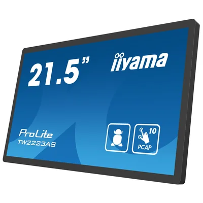 Monitor táctil iiyama ProLite TW2223AS-B2 de 22" VA LED /HDMI/Android 12, GMS, WiFi, LAN, Bluetooth, 24/7