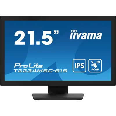 Monitor táctil iiyama T2234MSC-B1S de 22" IPS FHD /VGA HDMI DP/ IP65, altavoces