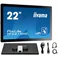 Monitor táctil integrado Iiyama ProLite TF2215MC-B2 de 22" con AF+TG IP65