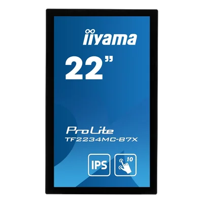 Monitor táctil integrado Iiyama ProLite TF2234MC-B7X de 22" IPS IP65 con marco abierto