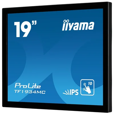Monitor táctil integrado Iiyama TF1934MC-B7X de 19" con marco abierto y protección IP65