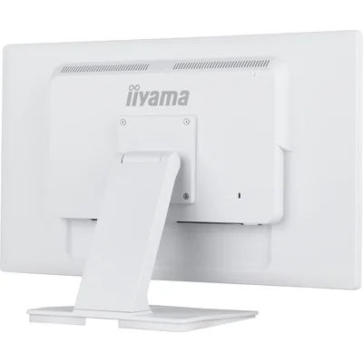 Monitor táctil LED IPS iiyama ProLite T2452MSC-W1 de 24", 10 puntos táctiles, HDMI, DisplayPort y altavoces, color blanco