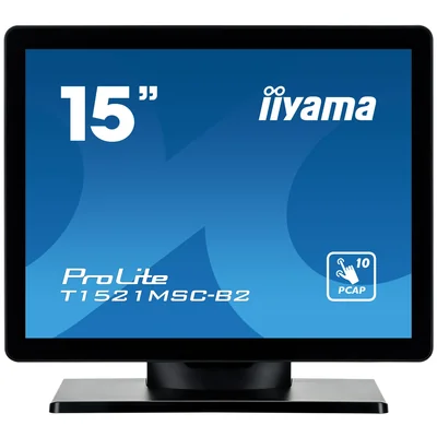 Monitor touch iiyama ProLite T1521MSC-B2 15" TN LED 4:3 /VGA, HDMI/Altoparlanti, IP65, 7H