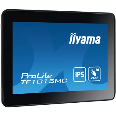 Monitor touch integrato Iiyama ProLite TF1015MC-B3 da 10" IPS LED /VGA, HDMI, DP/IP65 USB RJ45