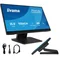 Monitor touchscreen 22" POS iiyama T2254MSC-B2AG FHD 4ms IPS /HDMI DP/Altoparlanti, PalmRejection, Antiriflesso, NFC/RFID, striscia LED