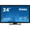 Monitor touchscreen iiyama ProLite T2438MSC-B1 24" IPS LED PCAP IPX1 /HDMI, DisplayPort/ Altoparlanti