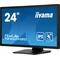Monitor touchscreen iiyama ProLite T2452MSC-B1 IPS LED da 24" con 10 punti di contatto /HDMI, DisplayPort/Altoparlanti