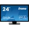 Monitor touchscreen iiyama ProLite T2452MSC-B1AG 24" IPS LED Antiriflesso 10 punti touch /HDMI, DisplayPort/Altoparlanti