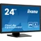 Monitor touchscreen iiyama ProLite T2452MSC-B1AG 24" IPS LED Antiriflesso 10 punti touch /HDMI, DisplayPort/Altoparlanti