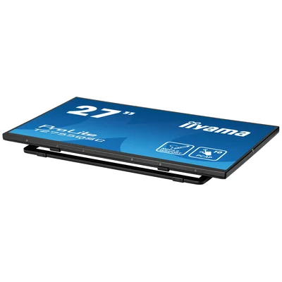 Monitor touchscreen iiyama ProLite T2755QSC-B1 IPS LED WQHD da 27", supporto MPP2.0, HDMI, DP, altoparlanti