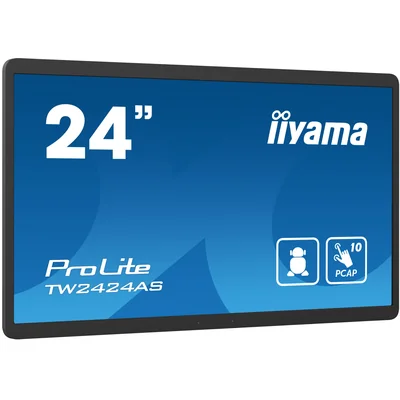 Monitor touchscreen iiyama ProLite TW2424AS-B1 24" IPS LED /HDMI, USB-C/Android12, GMS, WiFi, LAN, Bluetooth, 24/7