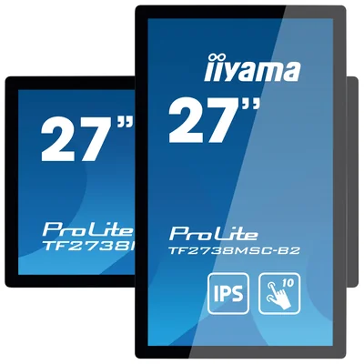 Monitor touchscreen integrato Iiyama ProLite TF2738MSC-B2 da 27" IPS LED IPX1 OpenFrame