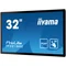Monitor touchscreen integrato Iiyama ProLite TF3215MC-B2 da 32" VA LED /VGA, HDMI, DP/IP65, funzionamento 24 ore su 24, 7 giorni su 7
