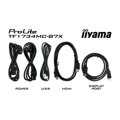 Monitor touchscreen integrato openframe LED Iiyama ProLite TF1734MC-B7X da 17" IP65