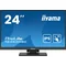 Monitor touchscreen LED IPS Iiyama ProLite T2454MSC-B2AG da 24" /HDMI, DP, altoparlanti/ con rivestimento antiriflesso