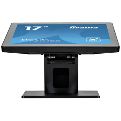 Monitor touchscreen LED TN Iiyama ProLite T1721MSC-B2 da 17" 5:4 /VGA, HDMI/Altoparlanti, IPX3
