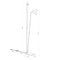 Mono Floor lamp 212cm 2x10W GU10 IP20 black