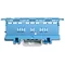 Montážní adaptér série 221 - 6 mm², modrý
