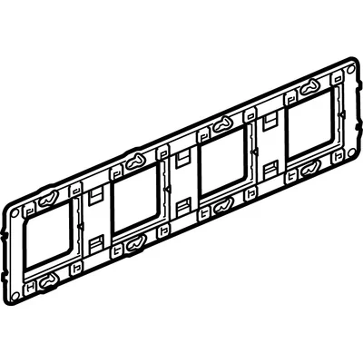 Montážní držák - 10 nebo 4x2 moduly horizontálně nebo vertikálně