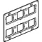 MONTÁŽNÍ DRŽÁK - MODULY 2X6 NEBO 2X8 NEBO 2X2X2 HORIZONTÁLNĚ