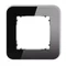 Monture ICON Universal à un seul arrondi - effet verre (monture : noire ; bas : noir) noir