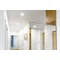 MORENA Deckenspot, IP20, quadratisch, Edelstahl