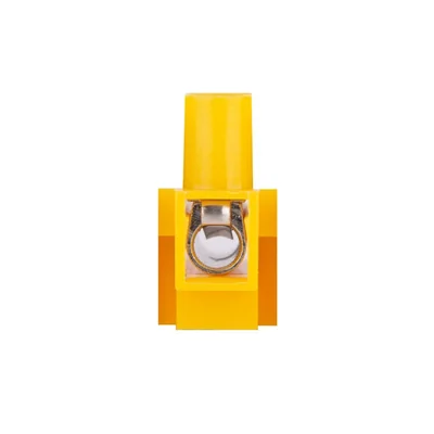 Morsettiera a 12 tracce da 4 mm² con piastra antitaglio TLZ-4N gialla A12-22N1