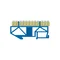 Morsettiera di protezione LZ 12/N, base alta, 12x16mm2, 32A, 400V, blu, IP20