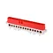Morsettiera isolata LPI-14c a 14 fori, 101A, IP20, grigio-rosso, A18-1078