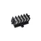 Morsettiera LZ, 5x35mm2, 125A, 450V, per guida TH35, nera