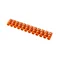 Morsettiera termoplastica filettata 6mm2, 12 vie