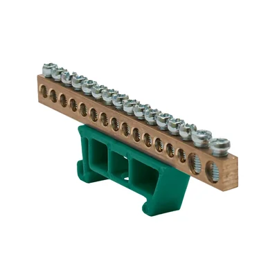 Morsettiera TH 35-16/25/Z verde