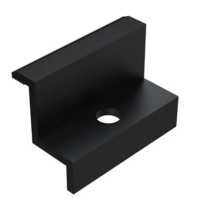Morsetto terminale 30mm nero