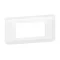 MOSAIC DOUBLE HORIZONTAL FRAME - 4 MODULES WHITE FOR HOLDER REF. NO. 0802 52/58