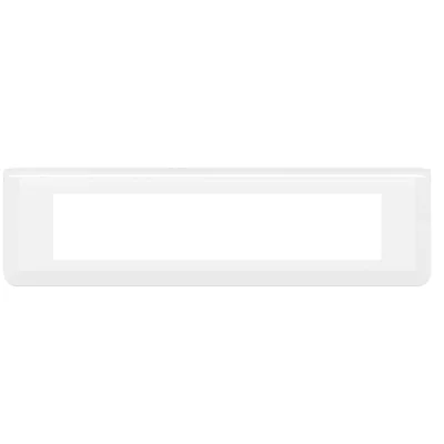 MOSAIC FRAME FIVE-FOLLOWING HORIZONTAL - 10 MODULES WHITE FOR HOLDER REF. NO. 0802 54