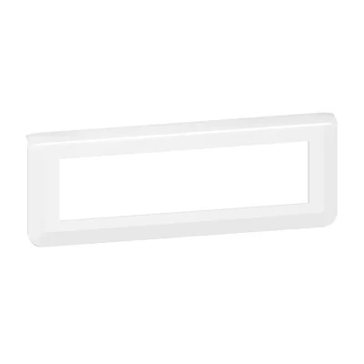 MOSAIC FRAME QUADRUPLE HORIZONTAL - 8 MODULES WHITE FOR HOLDER REF. NO. 0802 53