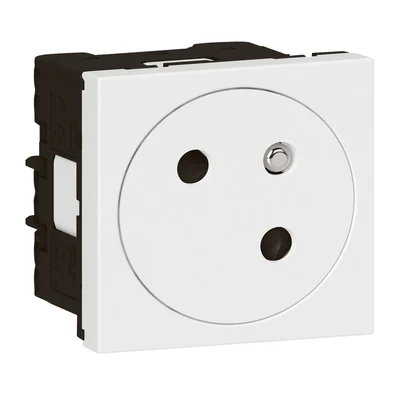 MOSAIC GN 2P+Z ПОХИЛИЙ ПІД КУТОМ 45 ПІДКЛЮЧЕННЯ ЧЕРЕЗ ZAC AUTOMAT-2 MOD ALU 16A-250V