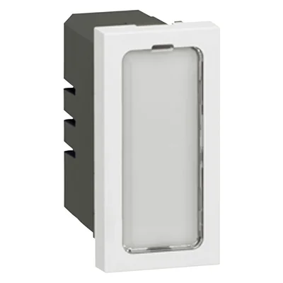 MOSAIC Lampe de signalisation plate simple-1 module ANTIBACTÉRIEN 0,2W 12-24V