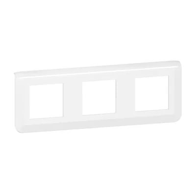 MOSAIC TRIPLE HORIZONTAL FRAME - 3X2 MODULES WHITE FOR HOLDER REF. NO. 0802 53