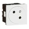 MOSAICO GN 2P+Z OBLICUO EN ÁNGULO 45 CONECTAR MEDIANTE ZAC AUTOMAT-2 MOD ALU 16A-250V