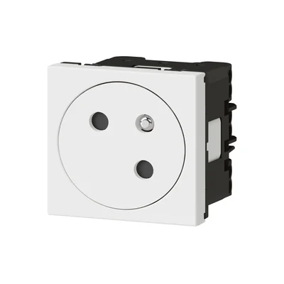 MOSAICO GN 2P+Z OBLIQUO AD ANGOLO 45 COLLEGAMENTO VIA ZAC AUTOMAT-2 MOD ALU 16A-250V