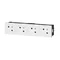 MOSAICO GN 4X2P+Z CONNESSIONE TRAMITE TERMINALI AUTOMATICI - 8 MODULI BIANCO 16A-250V